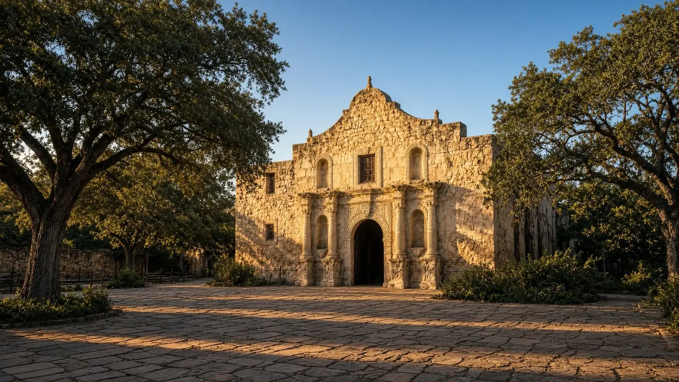 The Alamo mission in San Antonio