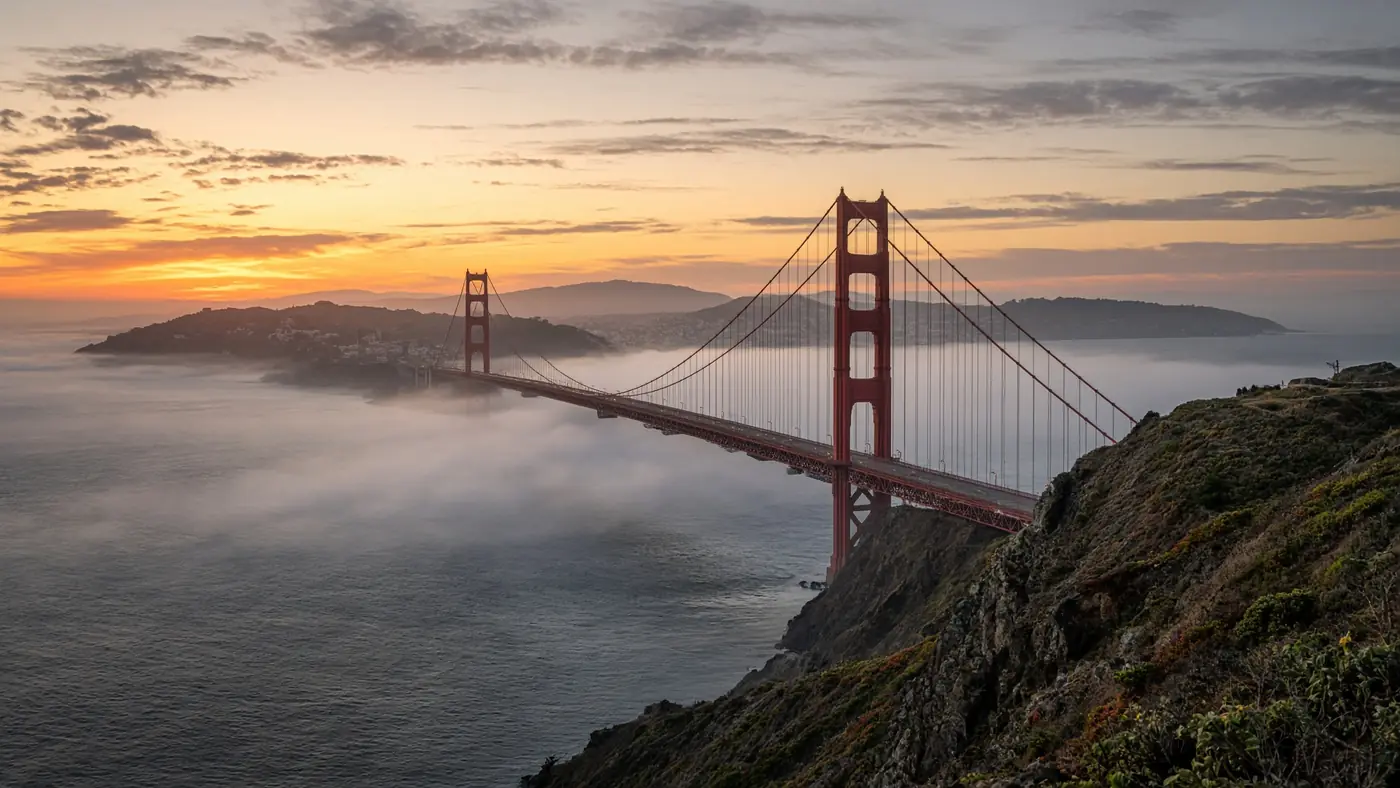Golden Gate Bridge in San Francisco
